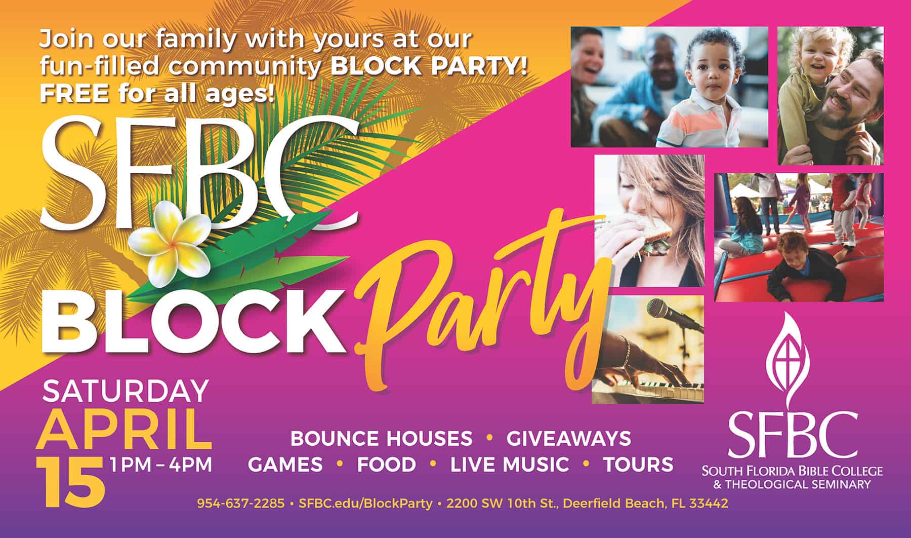 Block Party South Florida Bible College & Theological Seminary