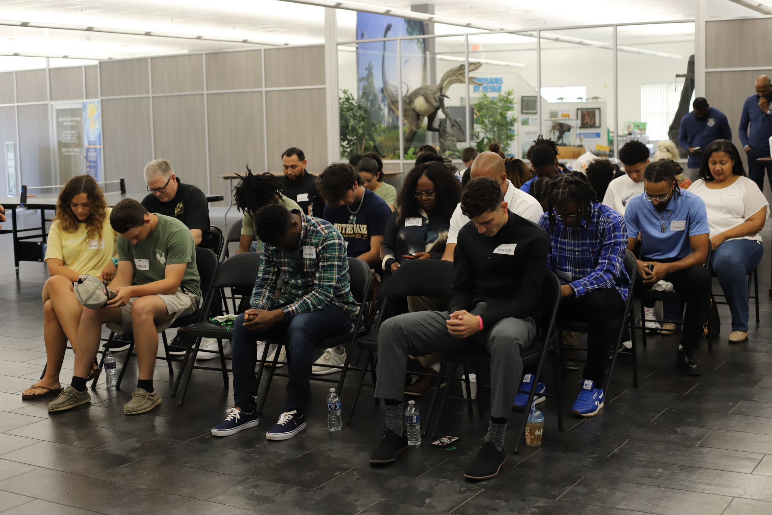 SFBC Athletics Prayer at signing